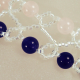 Duo - Duo Amethyst-Rose Quartz-Diaphanous white - 2